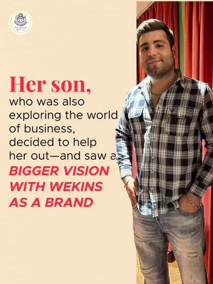 I saw a bigger vision for what my mom was creating. I decided to join her, combining her traditional skills with a plan to build a brand.