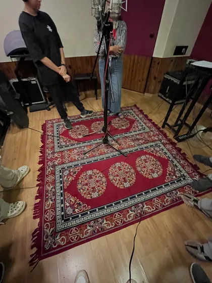 A behind the scenes look at the recording session for 'Sitaare Zameen Par'. It was an amazing experience to be in a professional studio with so many talented singers, contributing to a major film soundtrack.