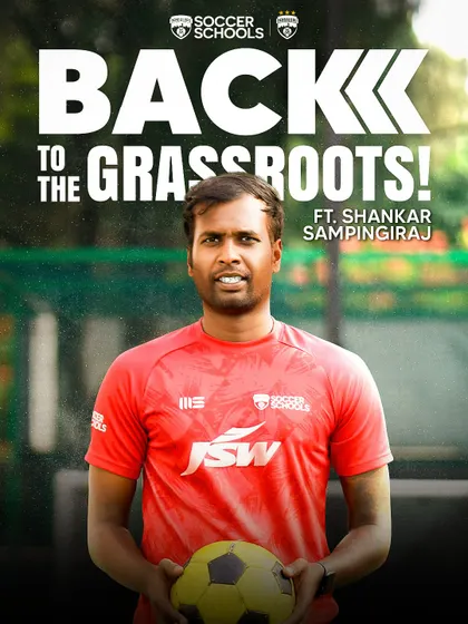 "Back to the Grassroots" featuring Shankar Sampingiraj. We are proud to have former players return as coaches to shape the next generation.