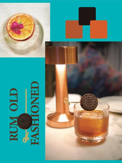 A playful twist on a classic, our Rum Old Fashioned is garnished with an Oreo cookie. This drink exemplifies our philosophy of blending sophisticated mixology with fun, unexpected elements to create memorable cocktails.