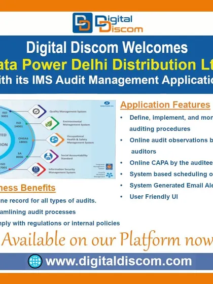 My platform supports more than just hardware. I am pleased to feature Tata Power DDL's IMS Audit Management Application, a specialized software solution that helps businesses streamline compliance and auditing procedures.