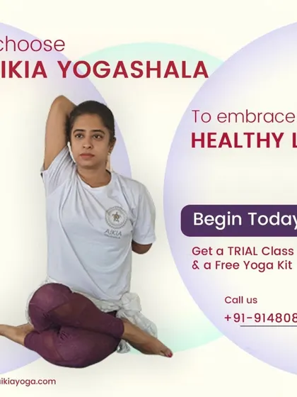 We choose Aikia Yogashala to embrace a healthy life. This is your invitation to begin your journey with us today.