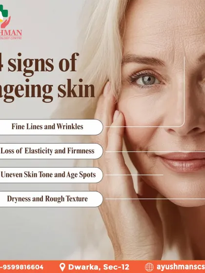 It's important to recognize the 4 common signs of aging skin: fine lines and wrinkles, loss of elasticity, uneven skin tone or age spots, and dryness. We offer solutions for each of these concerns.