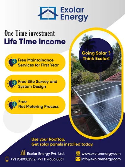 A one-time investment in solar leads to a lifetime of income through savings. We offer a free site survey, system design, and net metering process to get you started.