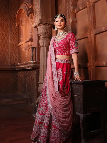 A royal HK bridal look. This image from a portfolio shoot showcases a regal and traditional style, proving your versatility as an artist.