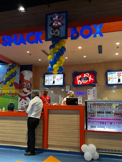 A view of our Snack Box counter, ready to serve delicious treats to hungry players.
