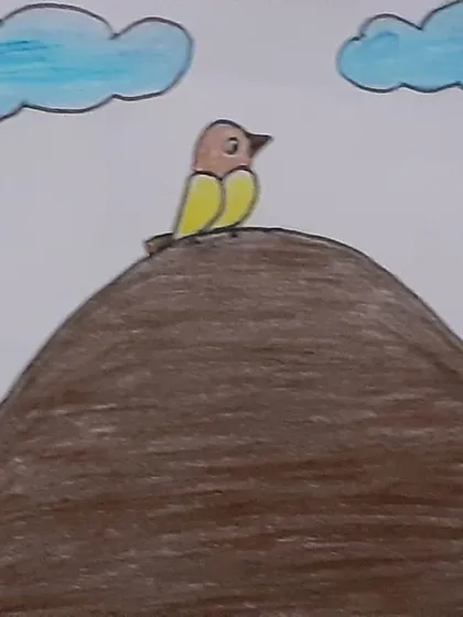 Another beautiful representation of a story from my workshop. This practice helps participants understand how to create strong visual pictures for their audience.