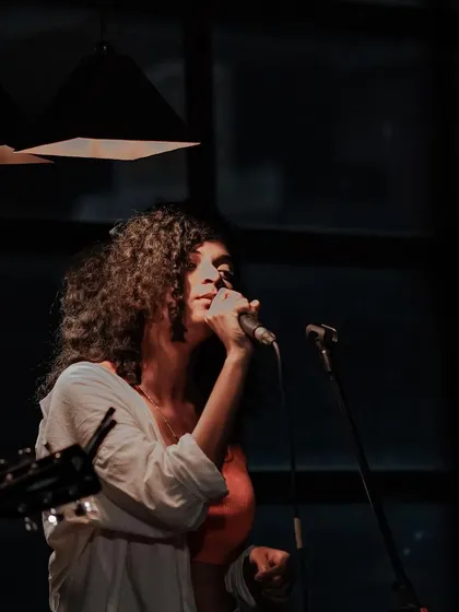 Another angle from our duo performance. The focus is purely on the vocals and the intricate guitar work.