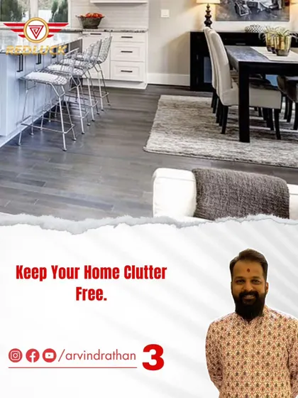 A clutter-free home is essential for attracting wealth. Clutter represents stagnant energy, which blocks the flow of new opportunities and prosperity. Keeping your home clean and organized is a fundamental Vastu principle.