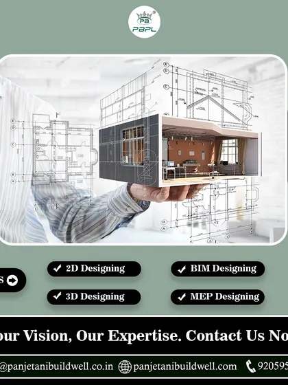 Your vision is our expertise. We offer a full suite of design services, including 2D, 3D, BIM, and MEP designing, to bring your architectural concepts to life with precision and creativity.