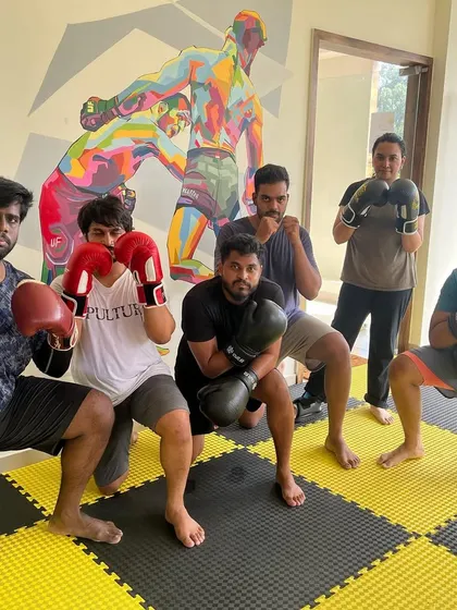 The Morning Squad, geared up and ready for another session of hard work.
