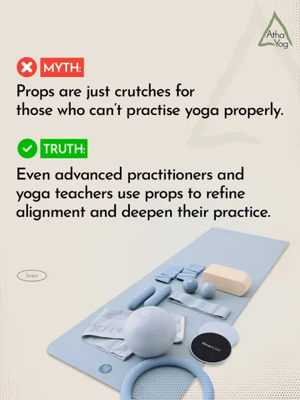 It's a myth that props are crutches. The truth is, even advanced practitioners use props to refine alignment and deepen their practice.