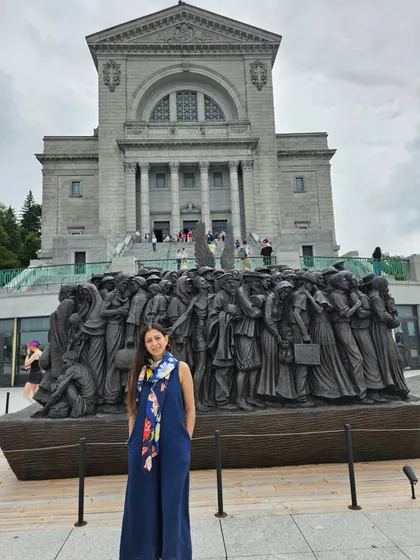 Standing before this monument in Montreal, I was struck by a feeling of interconnectedness. A simple vacation involves the work of countless people, a humbling reminder of the oneness of our world and a reason for deep gratitude.