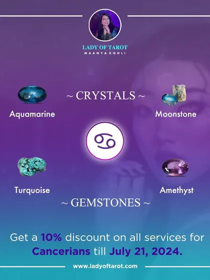 To honor Cancer season, this post highlights the crystals and gemstones that resonate with the Cancerian energy, like Moonstone and Aquamarine. A special discount is available for all Cancerians.