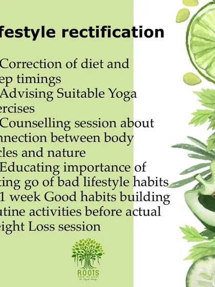 My approach is holistic and goes beyond just diet. We work together on correcting sleep cycles, incorporating suitable Yoga, and building healthy habits that align your body with nature for long-lasting well-being.