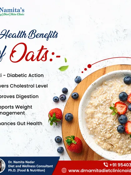 Oats are a staple in many of my diet plans for good reason. They are fantastic for managing diabetes, lowering cholesterol, improving digestion, and supporting gut health, making them a true superfood for weight management.