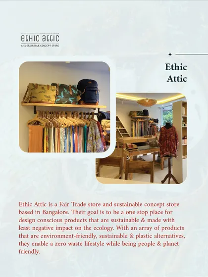 Showcasing Ethic Attic, a sustainable concept store that was part of our Christmas Market. Their focus on fair trade and zero waste aligns perfectly with my values.