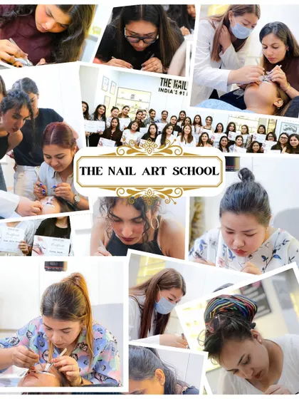 This collage captures the energy of our eyelash workshop. It's a mix of intense focus during practice, collaboration between students, and the shared joy of learning a new skill together.