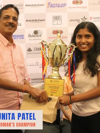 Crowning the Women's Champion, Sunita Patel. We ensure all our champions get the recognition they deserve for their incredible achievements.
