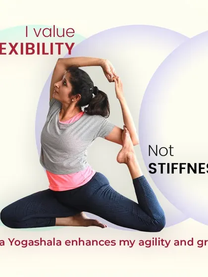 We choose flexibility, not stiffness. At Aikia Yogashala, our practice is designed to enhance your agility and grace, helping you move through life with ease.