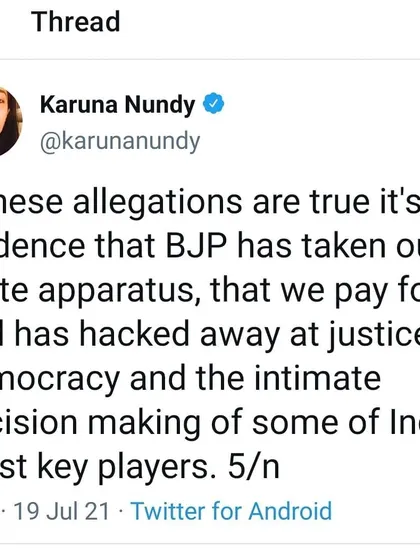 If the allegations of state-sponsored hacking are true, it is evidence that the government has weaponized our state apparatus against its own citizens, hacking away at justice, democracy, and the intimate lives of key individuals.