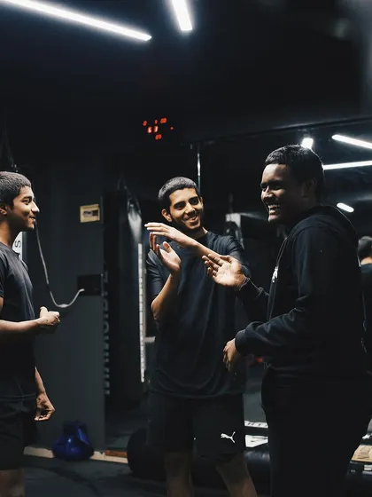 It is not all serious. There is a strong sense of camaraderie and friendship in our gym. We train hard together, and we share a laugh when the work is done.