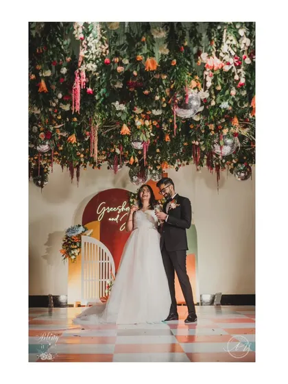 At the end of the day, my work is about creating moments of pure joy. This is what it's all about: a happy couple, surrounded by love, in a space that perfectly reflects their story.