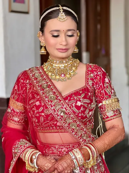 The final look, with eyes closed to showcase the soft and subtle eyeshadow work. This is a perfect example of how less can truly be more.