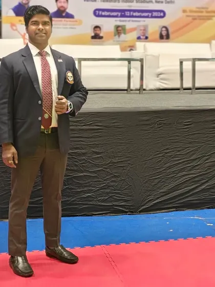 As an official at the Delhi Olympic Games 2024, I am proud to represent karate at the highest levels and provide these opportunities to my students.