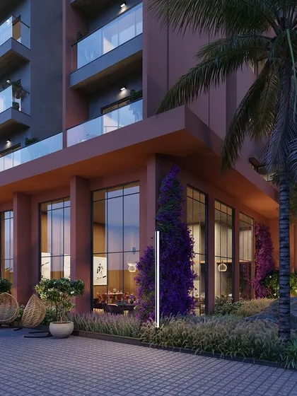 A duplicate view of the illuminated ground-floor landscape, highlighting the interplay of light, shadow, and nature.