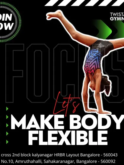It's time to make your body flexible. This student's one-handed handstand variation demonstrates the focus and strength we cultivate in our athletes.