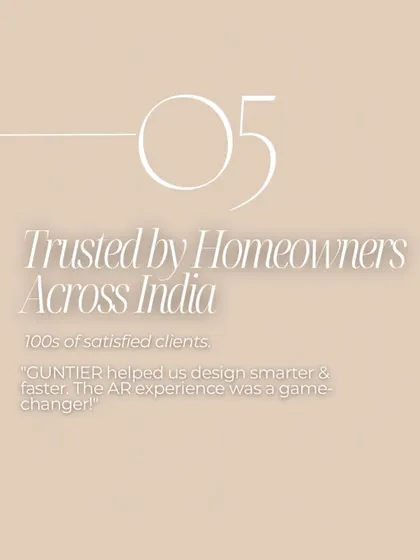 I am trusted by hundreds of satisfied homeowners across India. My clients often tell me that the AR experience was a game-changer in helping them design smarter and faster.