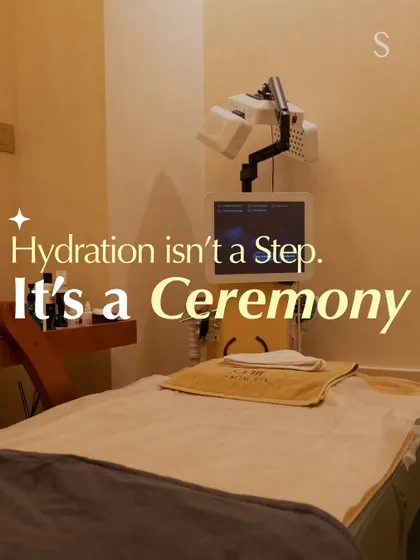 At my studio, hydration isn't just a step, it's a ceremony. The HydraFacial ritual deeply cleanses, infuses hyaluronic acid, and soothes with a cooling massage for a glow that truly lasts.