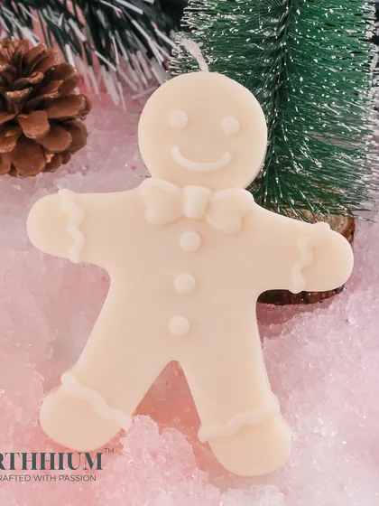My Gingerbread Man candle is a festive favorite, bringing the sweet, spicy scent of the holidays to your home.