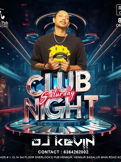 Got that Saturday night fever? I've got the cure. Join me for Club Night with DJ Kevin, where the music is loud, the vibes are chill, and the ladies' drinks are on the house.