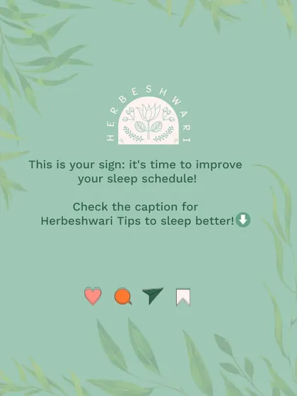 An infographic series explaining how sleeping 8 hours a night can help you lose weight without any other changes. I also share practical sleep hygiene tips, like applying ghee to your feet and avoiding screens before bed.