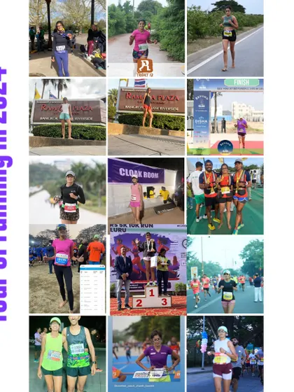 My year of running in 2024. A collage of races, podiums, and training runs. It was a year of ups and downs, but every run taught me something.