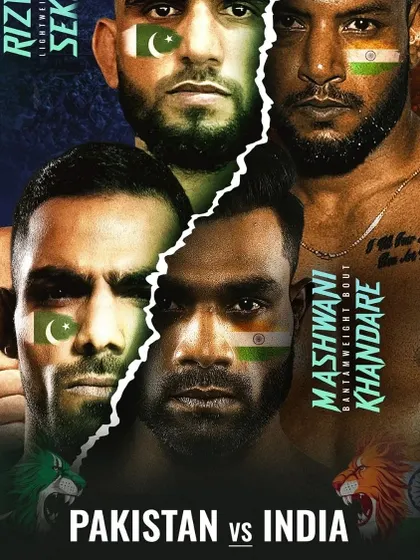 The ultimate showdown: India vs. Pakistan. Our fighters are ready to make history on the international stage at Brave CF.