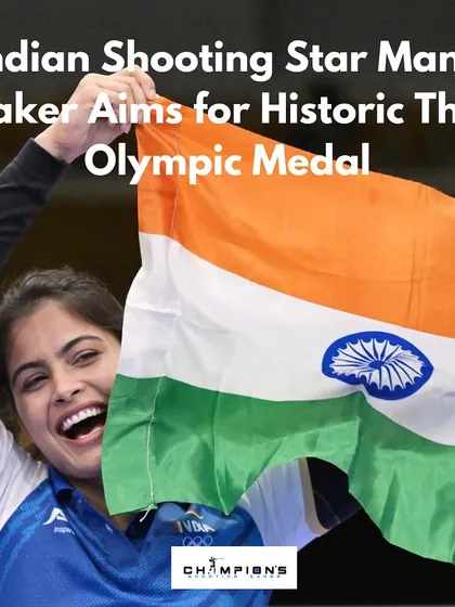Indian shooting star Manu Bhaker, a true inspiration, aiming for her historic third Olympic medal.