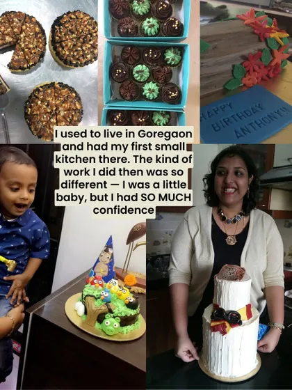 A throwback to 2016 when I had my first small kitchen in Goregaon. The work was so different, but I had so much confidence even then.