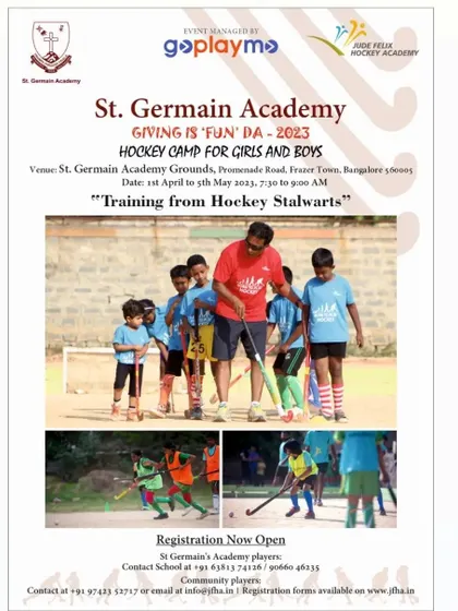 Our 2023 Hockey Camp poster in partnership with St. Germain Academy. We collaborate with top institutions to provide the best experience.