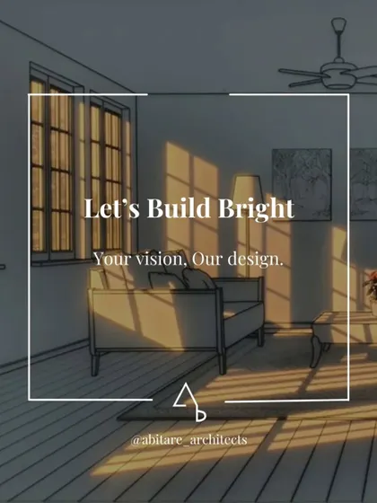 A call to 'Build Bright'. This image represents my collaborative process, where I take your vision and use my design principles, especially the use of light, to bring it to life.