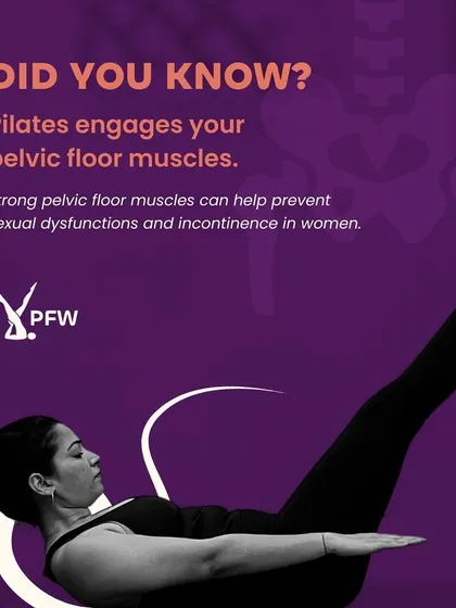 Did you know Pilates engages your pelvic floor muscles? A strong pelvic floor is essential for women's health, helping to prevent incontinence and support sexual wellness through improved strength and circulation.