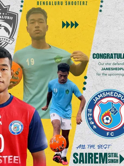 We are incredibly proud that our defender, Sairem Sital Singh, has signed for Jamshedpur FC. His journey from our academy to the Indian Super League is an inspiration for all our young players and proof of our effective development program.