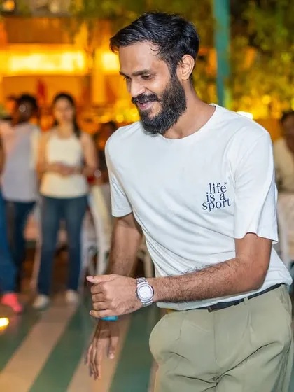 Another shot of the pure joy on the La Rumba dance floor. When the music hits, you can't help but move. This is our happy place.