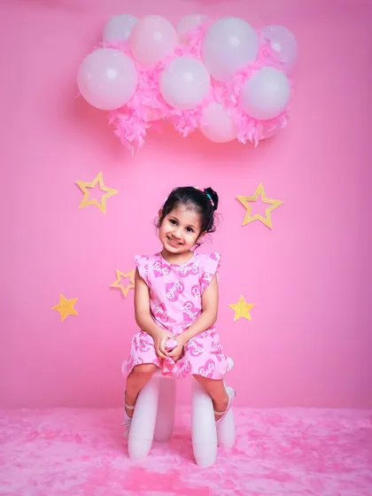 Come on Barbie, let's go party! Our Barbie World theme is all about pink, sparkles, and channeling that inner fashionista. We have different outfits and props to complete the look.