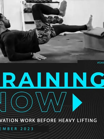 This is activation work before heavy lifting. This single-leg glute bridge variation ensures the correct muscles are firing before we load the system with heavy weights, improving performance and reducing injury risk.