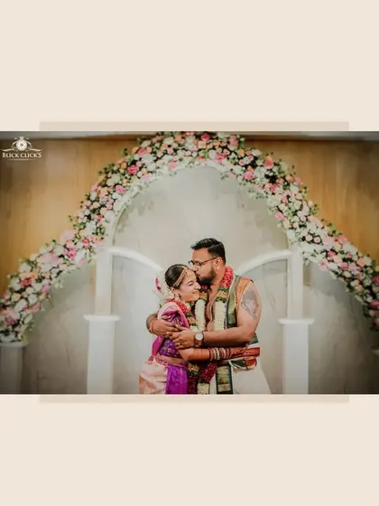 A lifetime of celebrations and beautiful moments with dear family await. A tender moment between the newly married couple.