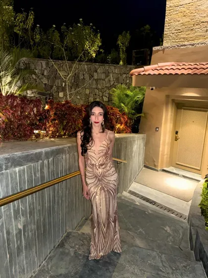 A look from a performance in Delhi, part of a whirlwind 3-day, 3-city wedding tour. We are equipped for a packed schedule of events.