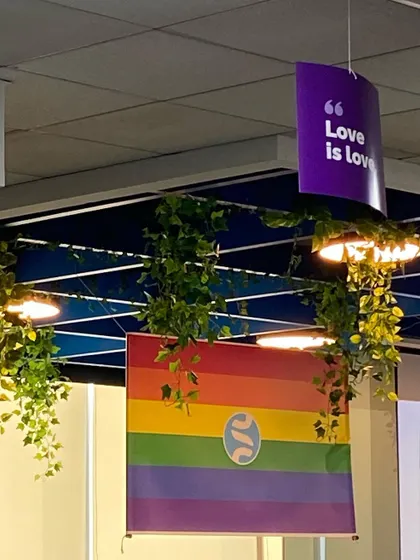 This collection of photos and an animated video celebrates Pride Month at Solutionec. We showcase our decorated office and team members, reinforcing our commitment to creating a safe, welcoming, and inclusive environment where everyone can be their authentic self.